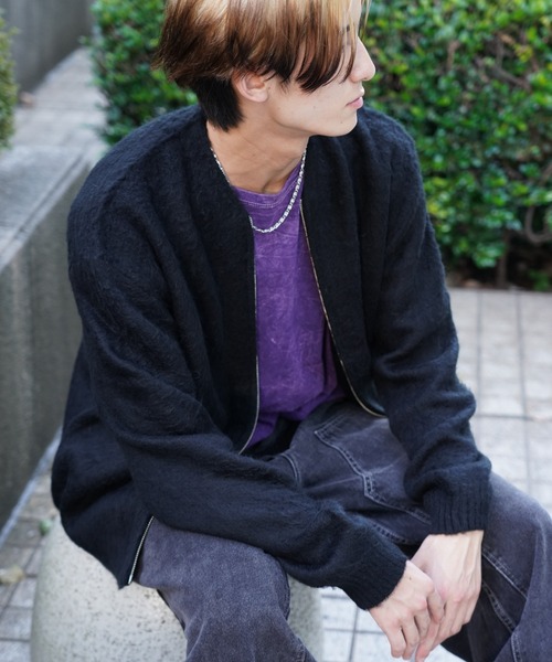 TOWNCRAFT カーディガン / タウンクラフト SOLID SHAGGY ZIP