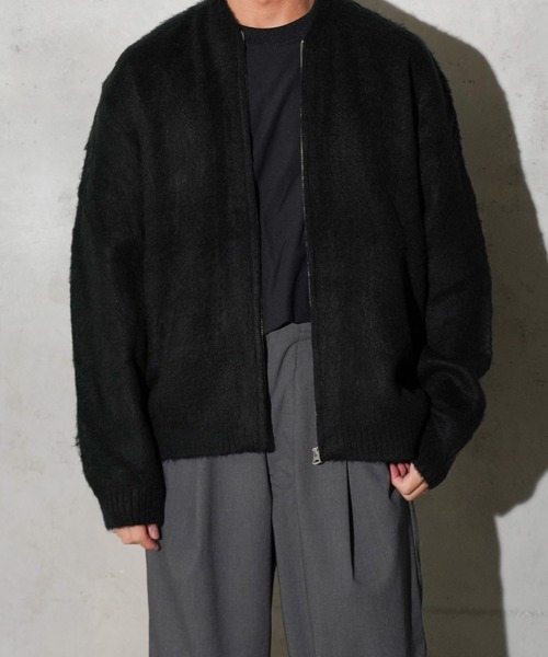 TOWNCRAFT カーディガン / タウンクラフト SOLID SHAGGY ZIP