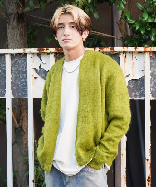 TOWNCRAFT カーディガン / タウンクラフト SOLID SHAGGY ZIP