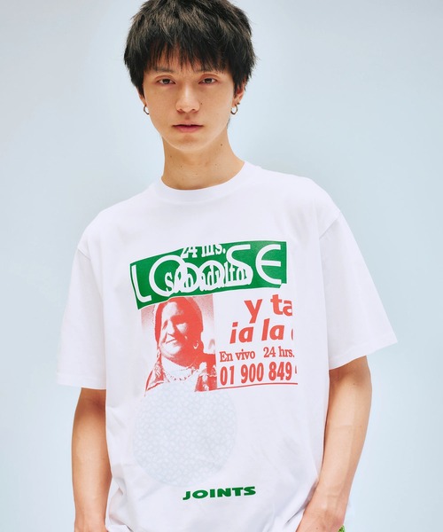Sol 初期Tシャツ tシャツ SATOSHI SUZUKI - LO∞SE EN VIVO JOINTS S/S TEE メンズ