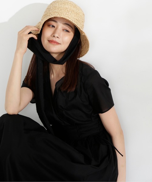 「N.(N. Natural Beauty Basic)」 半袖ワンピース MEDIUM ブルー レディース_画像9