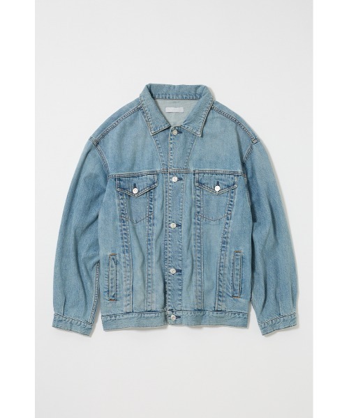 【MOUSSY】デニムジャケット Gジャン オーバーサイズ FREE MOUSSY（マウジー） デニムジャケット gジャン TENCEL(TM) DENIM OVER