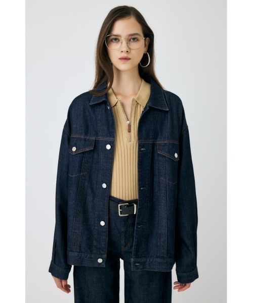 【MOUSSY】デニムジャケット Gジャン オーバーサイズ FREE MOUSSY（マウジー） デニムジャケット gジャン TENCEL(TM) DENIM OVER