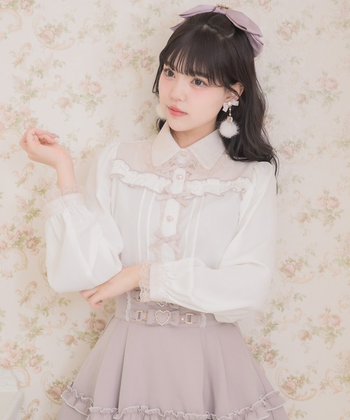 ROJITA（ロジータ） ブラウス シャツ プチリボンデザインブラウス