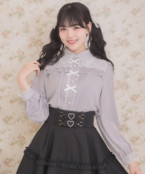 ROJITA（ロジータ） ブラウス シャツ プチリボンデザインブラウス 
