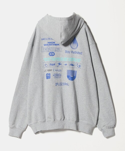 NICE WEATHER パーカー 「別注」「SOUND SHOP balansa」ロゴプリント