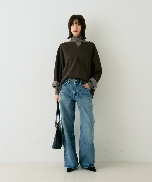AGOLDE（エーゴールドイー） ワイドパンツ ジーンズ デニム デニム
