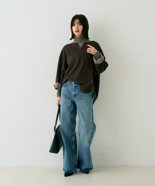 AGOLDE（エーゴールドイー） ワイドパンツ ジーンズ デニム デニム