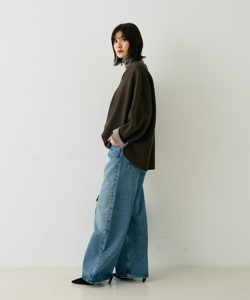 AGOLDE（エーゴールドイー） ワイドパンツ ジーンズ デニム デニム