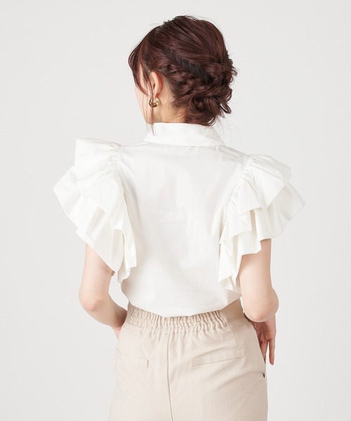 「ROYAL PARTY」 ノースリーブシャツ FREE ベージュ レディース_画像10