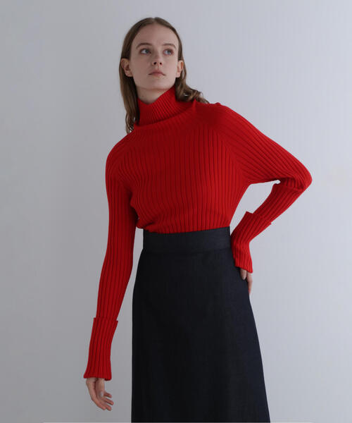 LE PHIL（ル フィル） ニット セーター ウールリブタートル レディース