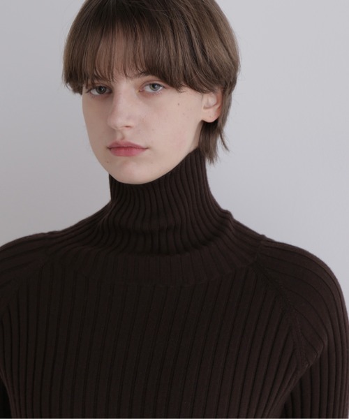 LE PHIL（ル フィル） ニット セーター ウールリブタートル レディース