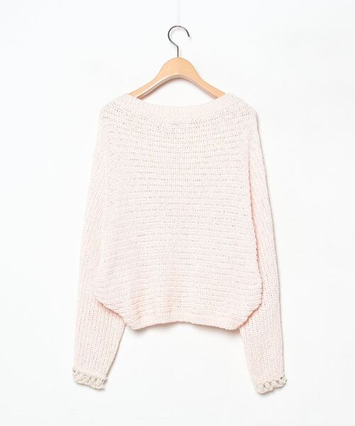 「DaTuRa」 長袖ニット FREE ピンク レディース_画像2