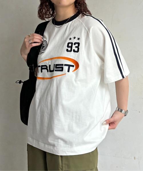「CPCM」 半袖Tシャツ LARGE ネイビー メンズ_画像6