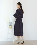コート アウター スカラップ ロング マウンテ...の詳細画像2