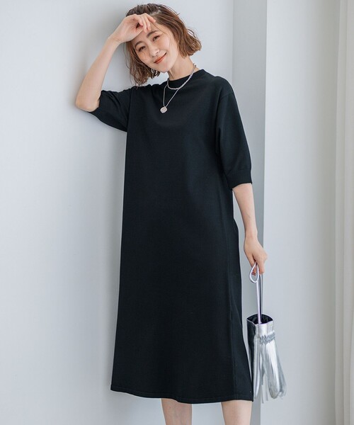 23区（ニジュウサンク） ニットワンピース 38 ブラック レディース