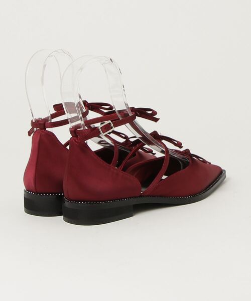 「SY UNITED ARROWS」 フラットサンダル 24.5cm レッド レディース_画像2
