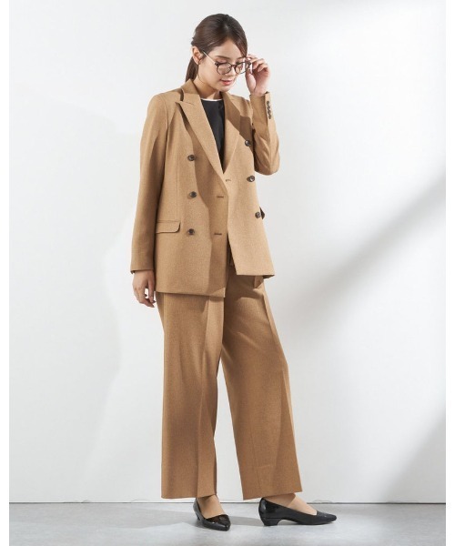 (現行品)スーツセレクト　ダブルスーツパンツセットアップ　洗える　ストレッチ SUIT SELECT セットアップ 「おうちで洗えるストレッチスーツ」「すぐ