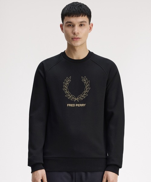 FRED PERRY（フレッドペリー） トレーナー スウェット Outline Laurel