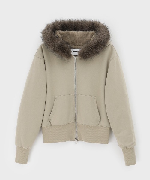 BLACKUP [MADE] エクシブファーフードジップアップ BLACKUP（ブラックアップ） パーカー 「MADE」 エクシブファーフード