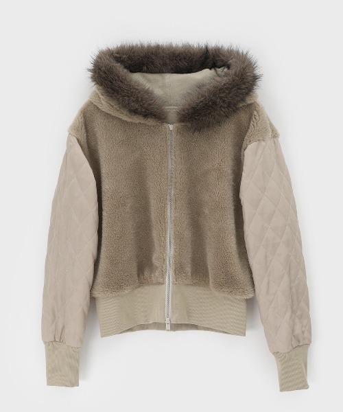 BLACKUP（ブラックアップ） パーカー 「MADE」 エクシブファーフード