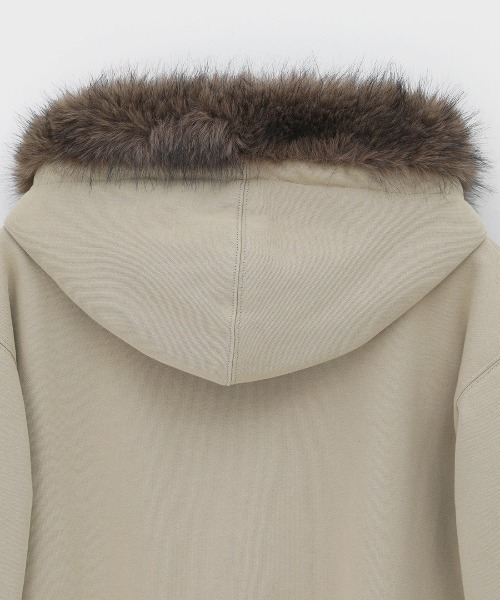 BLACKUP（ブラックアップ） パーカー 「MADE」 エクシブファーフード