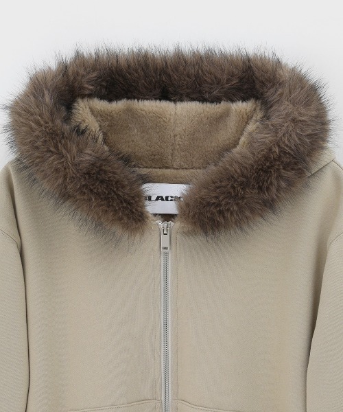 BLACKUP（ブラックアップ） パーカー 「MADE」 エクシブファーフード