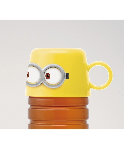 タンブラー ミニオン ペットボトルキャップコップ ミニオンズ フェイス