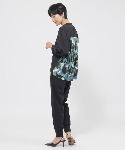 「EVEX by KRIZIA」 長袖ブラウス 44 ブラウン系その他4 レディース_画像2