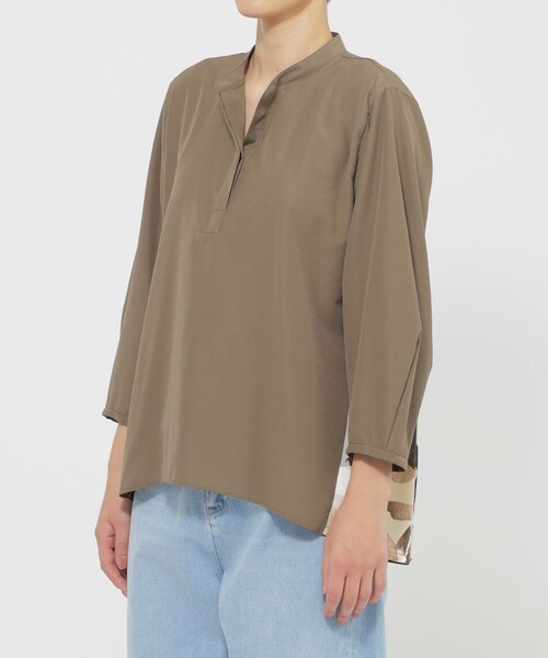 「EVEX by KRIZIA」 長袖ブラウス 44 ブラウン系その他4 レディース_画像5