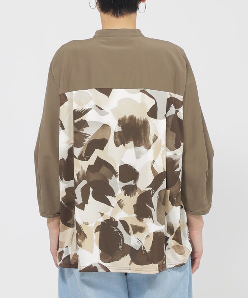 「EVEX by KRIZIA」 長袖ブラウス 44 ブラウン系その他4 レディース_画像6