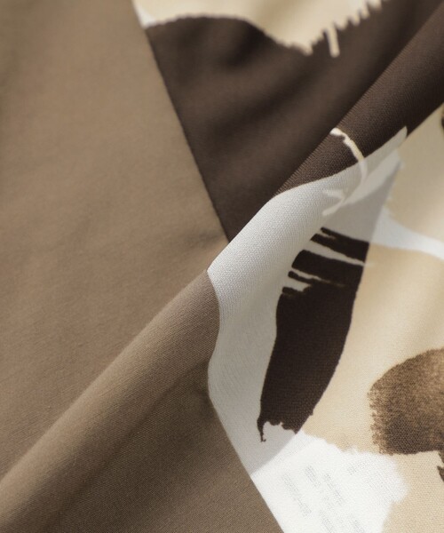 「EVEX by KRIZIA」 長袖ブラウス 44 ブラウン系その他4 レディース_画像8