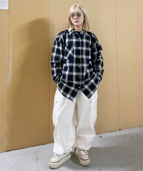 「SPINNS」 長袖シャツ M ブラック メンズ_画像8