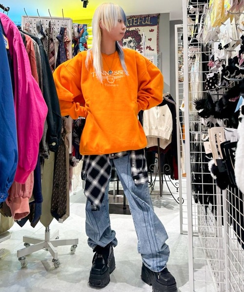 「SPINNS」 長袖シャツ M ブラック メンズ_画像9