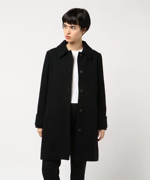 A.P.C.（アーペーセー） ステンカラーコート 36 ブラック レディース