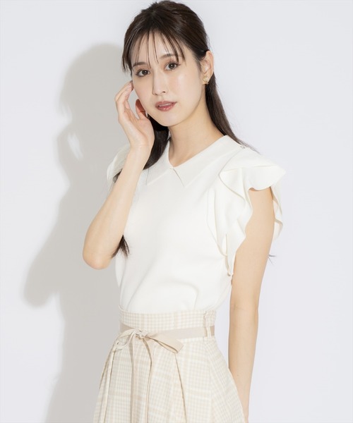 「SWINGLE」 ノースリーブニット FREE ピンク レディース_画像3