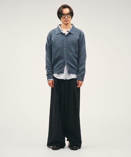 Adoon plain セーター ニット Silver Plate Knit Poro Shirt