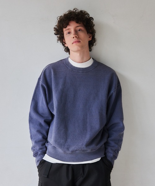 トレーナー スウェット 「NewAnce」「日本製」PigmentDye Over Sweater / ピグメントダイオーバーサイズスウェット