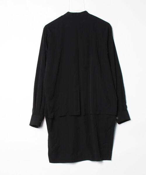 「ETHOSENS」 長袖シャツ 1 ブラック メンズ_画像2