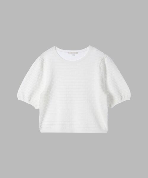 「To b. by agnes b.」 半袖ニット FREE ホワイト レディース_画像3