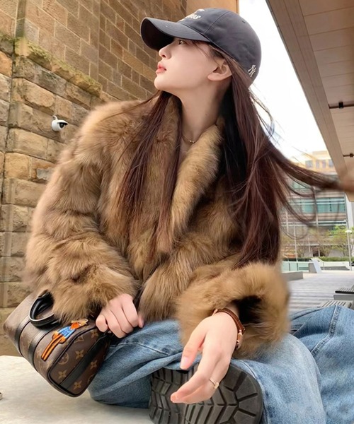 ブルゾン アウター フェイクファージャケット レディース : ZOZOTOWN