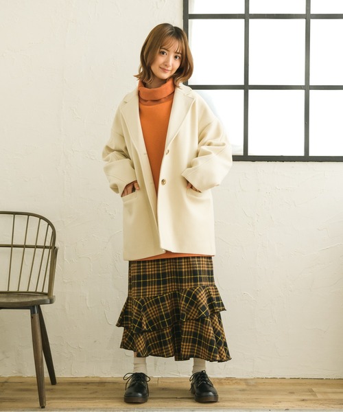 「RETRO GIRL」 チェスターコート FREE ブラウン系その他 レディース_画像9