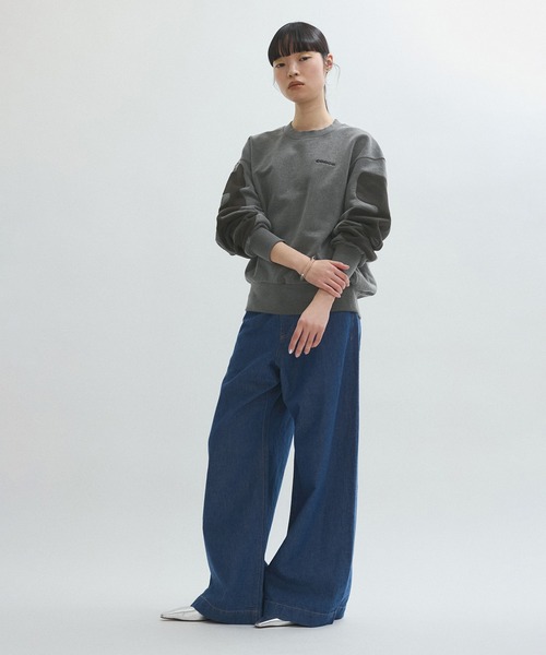 「ADAM ET ROPE'」 スウェットカットソー FREE スミクロ レディース_画像5