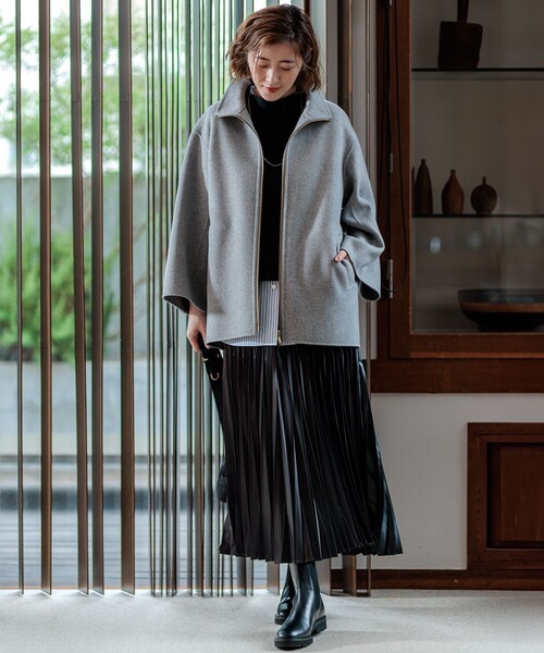 23区（ニジュウサンク） コート 38 ネイビー レディース : ZOZOTOWN