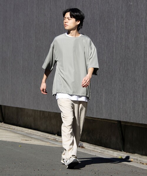 「TAION」 半袖Tシャツ L ネイビー メンズ_画像7