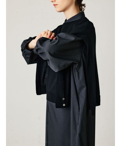 「MidiUmi」 半袖カットソー FREE ブラック レディース_画像6