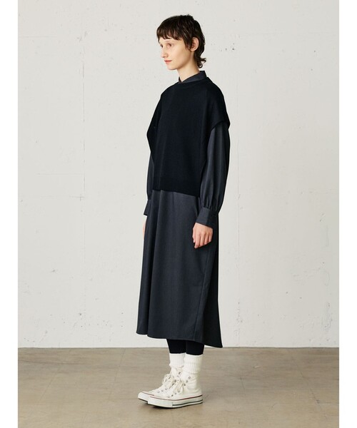 「MidiUmi」 半袖カットソー FREE ブラック レディース_画像8