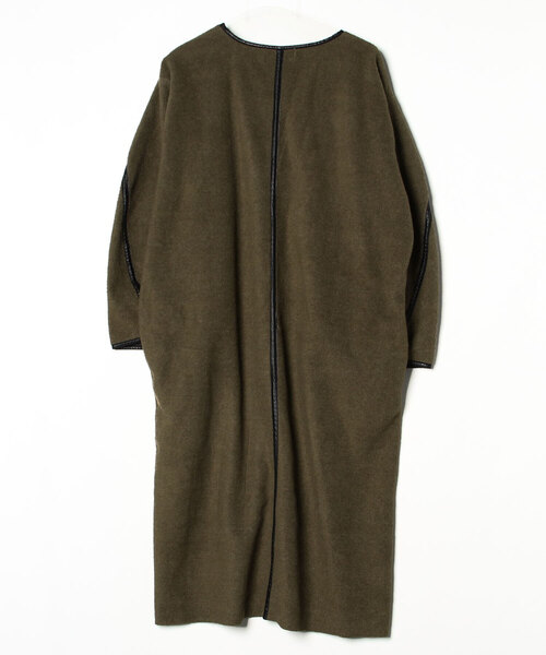 「ZUCCa」 長袖ワンピース M size カーキ レディース_画像2