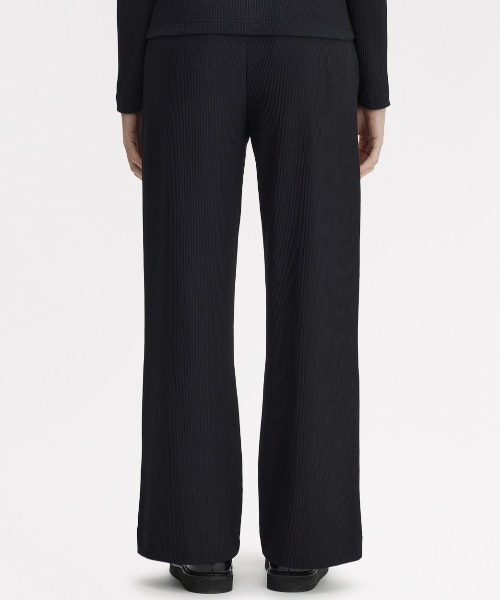 ワイドパンツ パンツ Rib Tricot Trousers／リブトリコットトラウザー レディースの画像