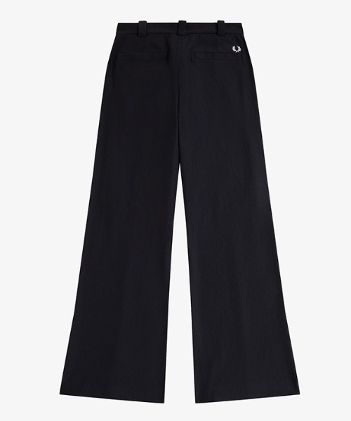 ワイドパンツ パンツ Rib Tricot Trousers／リブトリコットトラウザー レディースの画像